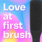 Men’s Detangler Hair Brush - IntelliFlex Bristles for Wet Dry Hair - Black