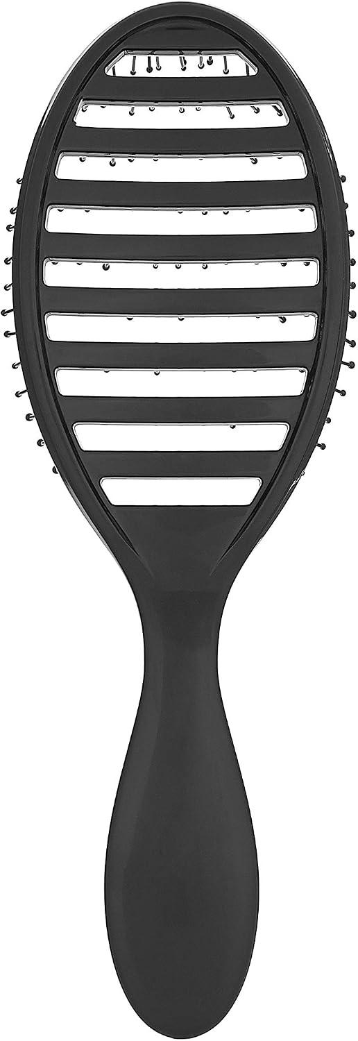 Speed Dry Vented Detangling Hair Brush – Blow Dry Safe for All Hair Types - Black