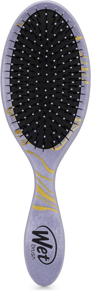 Disney Princess Original Detangler Hair Brush – Purple Paddle Brush with Ultra-Soft IntelliFlex Bristles for Wet & Dry Hair - Ariel