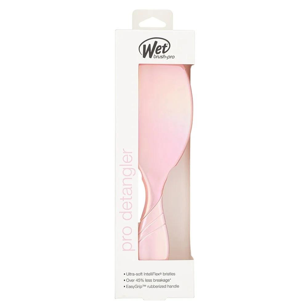 Pro Detangler – IntelliFlex Bristles Hairbrush for Wet & Dry Hair - Pearlescent Pink