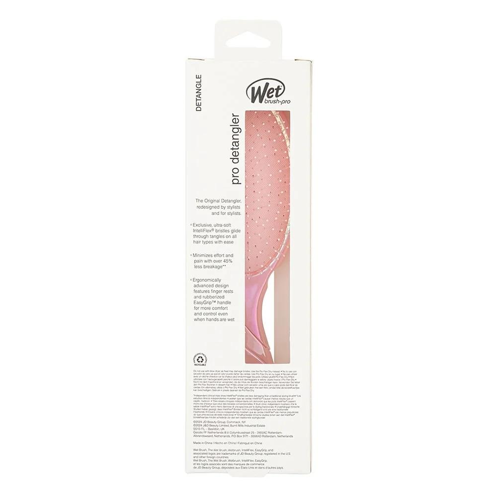 Pro Detangler – IntelliFlex Bristles Hairbrush for Wet & Dry Hair - Pearlescent Pink