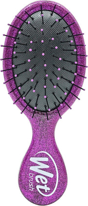 Disney Princess Jasmine Mini Detangler Hair Brush – Purple Glitter