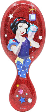 Disney Princess Snow White Mini Detangler Hair Brush – Red Glitter