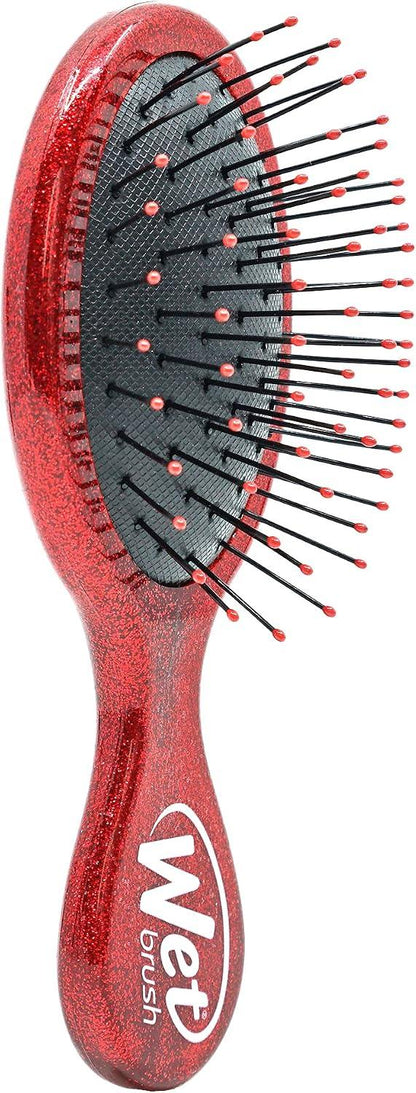 Disney Princess Snow White Mini Detangler Hair Brush – Red Glitter