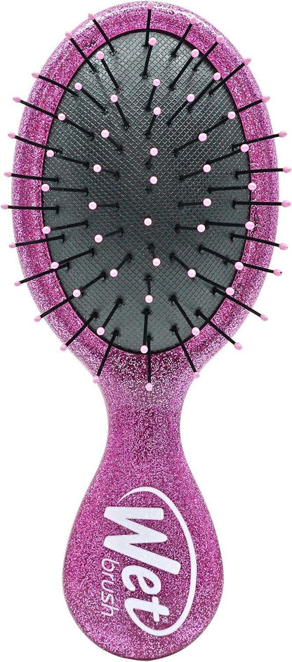Disney Princess Rapunzel Mini Detangler Hair Brush – Pink Glitter