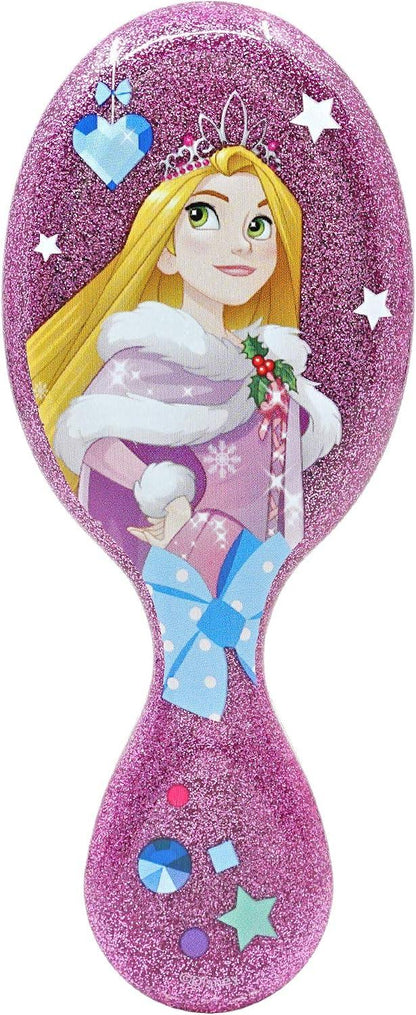 Disney Princess Rapunzel Mini Detangler Hair Brush – Pink Glitter