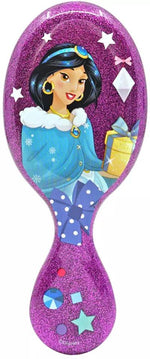 Disney Princess Jasmine Mini Detangler Hair Brush – Purple Glitter