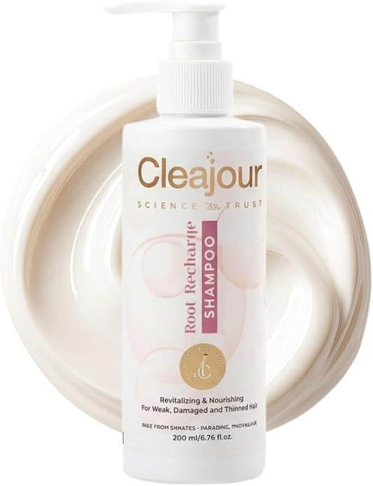 Root Recharge Shampoo for Weak, Damaged & Thinning Hair – Sulfate-Free Postbiotics Formula - 200ml