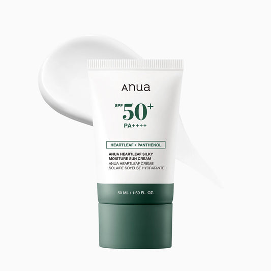 ANUA HEARLEAF SILKY MOISTURE SUNCREAM 50ml