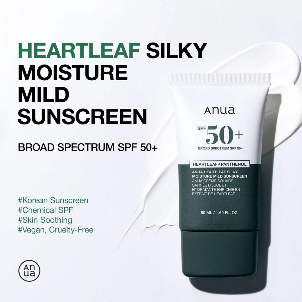 ANUA HEARLEAF SILKY MOISTURE SUNCREAM 50ml