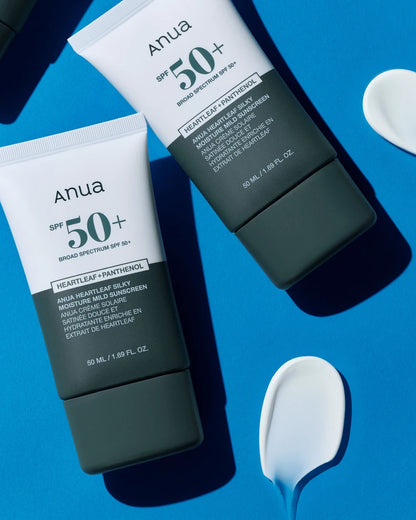 ANUA HEARLEAF SILKY MOISTURE SUNCREAM 50ml